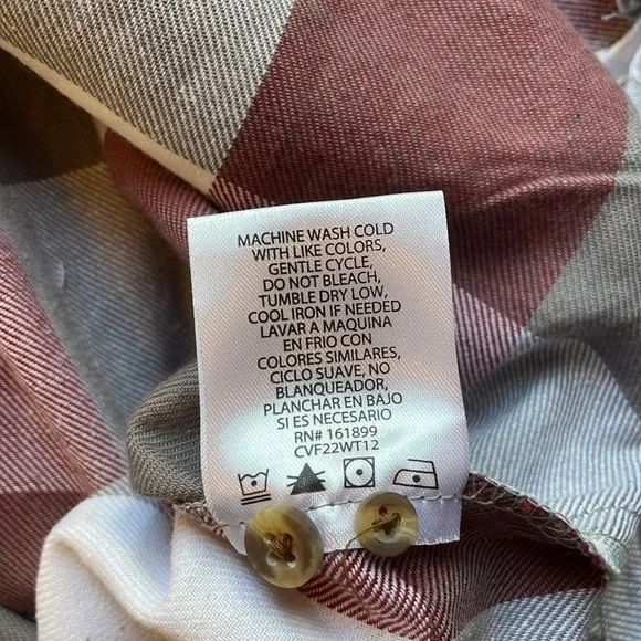 NWT. Cloudveil Mountain Works Men’s XL Catawba Flannel Button Down Shirt. - Picture 8 of 12